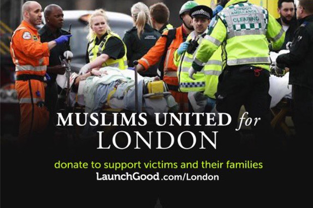 Komunitas Muslim Inggris Galang Dana bagi Korban Teror London