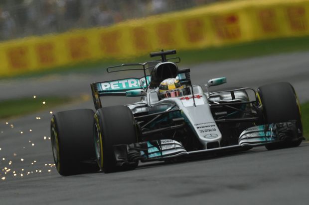 Hamilton Kaget dengan Kecepatan Mercedes W08