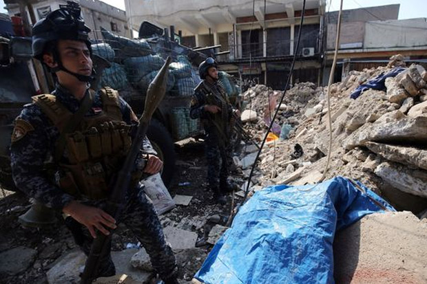Militer Irak Temukan 61 Mayat dari Runtuhan Bangunan di Mosul