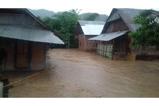 Ratusan Rumah Warga di Bima Terendam Banjir