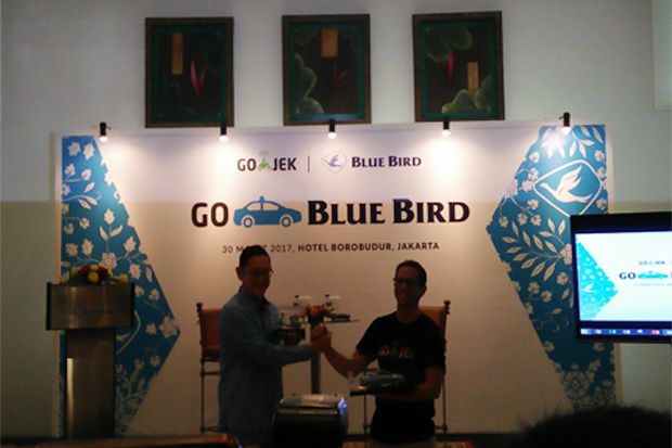 Kolaborasi Anak Bangsa, Pesan Blue Bird Bisa Lewat Go-Jek