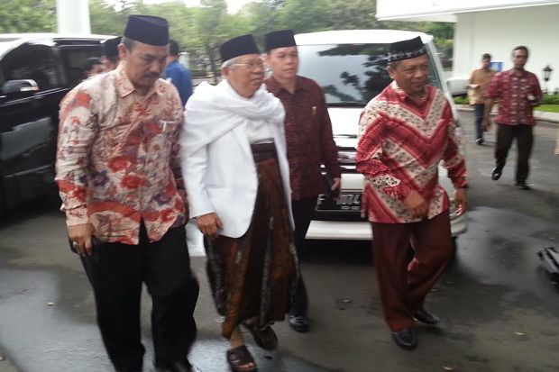 Jokowi Kembali Undang KH Maruf Amin ke Istana
