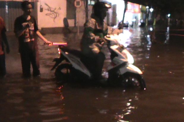 Diguyur Hujan Deras Tiga Jam, Jombang Banjir