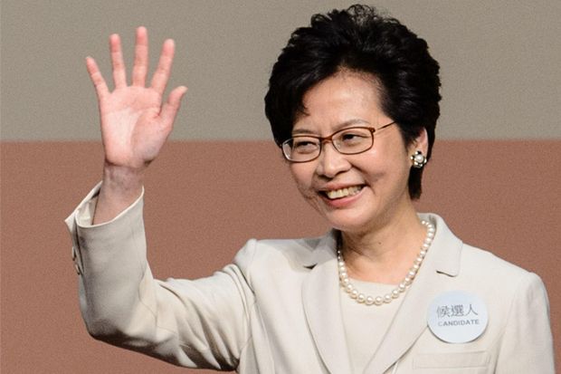 Carrie Lam, Pemimpin Wanita Pertama Hong Kong