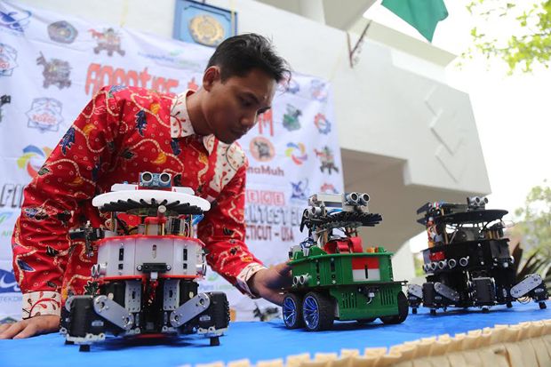 Membanggakan, UMM Juarai Kontes Robot Internasional di AS