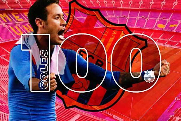 Sudah 100 Gol di Barcelona, Neymar Kalahkan Rekor Messi