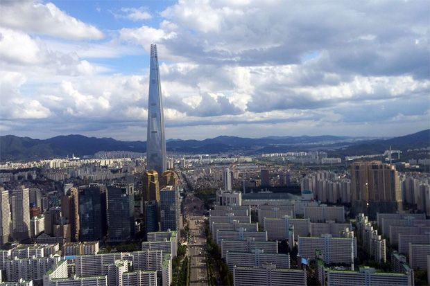 Lotte World Tower, Gedung Tertinggi Kelima di Dunia