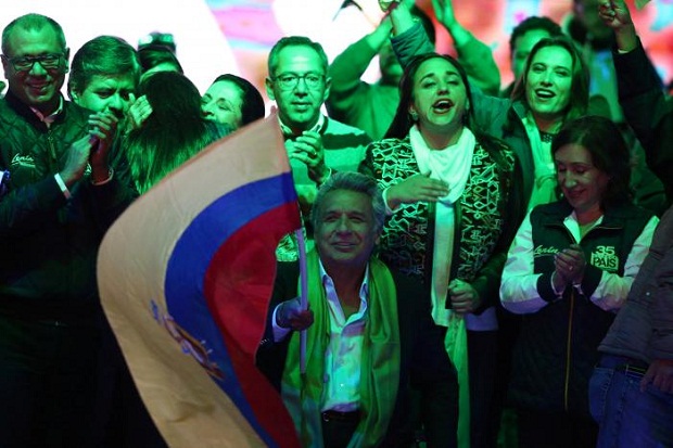 Moreno Klaim Menang Pilpres Ekuador, Rivalnya Menolak Kalah