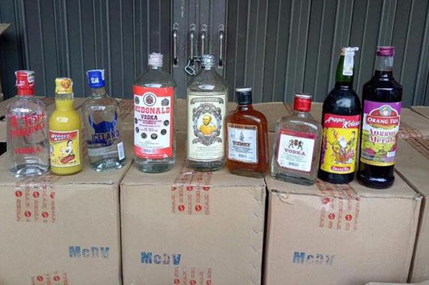 Bea Cukai Malang Sita Ribuan Botol Minuman Beralkohol Ilegal