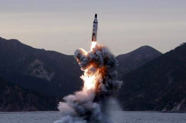 Korut Kembali Tembakkan Rudal Balistik ke Laut Jepang