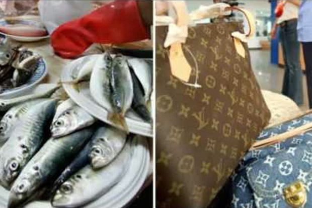 Heboh, Nenek di Taiwan Jadikan Tas Louis Vuitton Keranjang Belanja