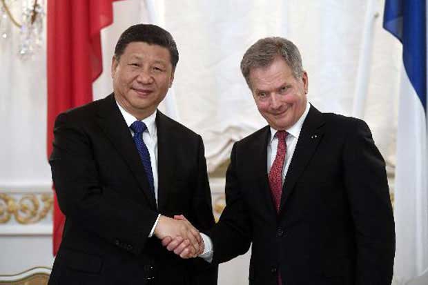 Presiden China Kunjungi Finlandia