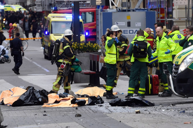 Polisi Swedia: 4 Tewas dan 2 Ditangkap Terkait Aksi Teror di Stockholm