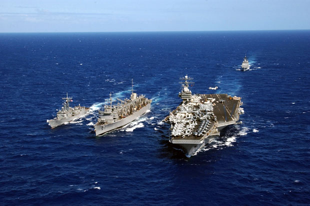 Armada Kapal Perang AS Menuju Korea