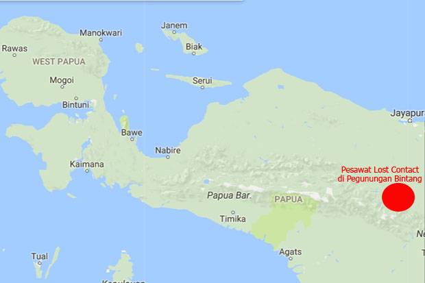 Pesawat Hilang di Papua Ditemukan dalam Kondisi Utuh