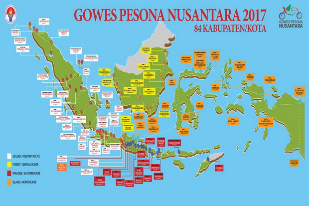 Presiden Jokowi Dijadwalkan Membuka Gowes Nusantara