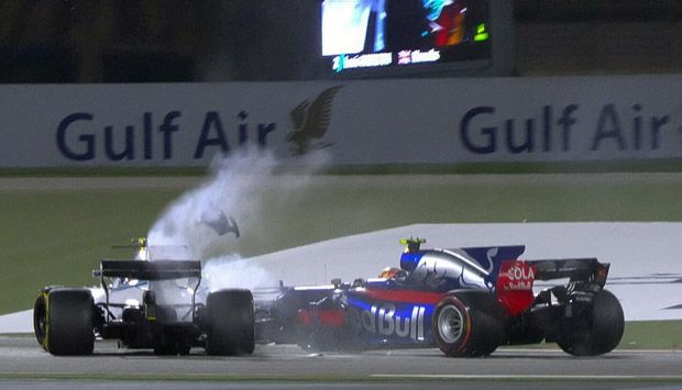 Kecelakaan Warnai GP Bahrain 2017