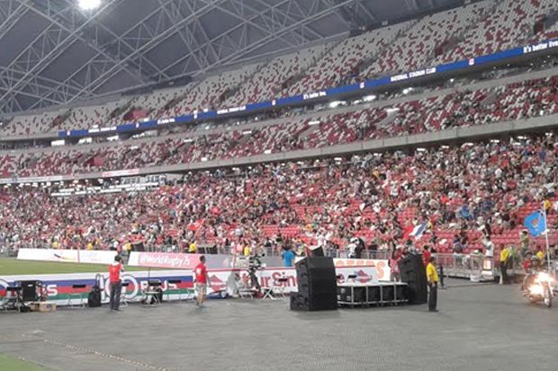 Puluhan Ribu Penonton Padati Final Singapore Rugby 7s