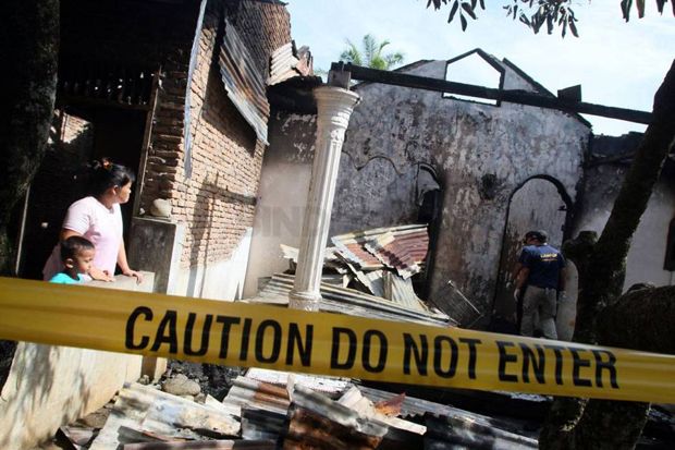 Polisi Tangkap Otak Pelaku Pembakar Rumah di Medan