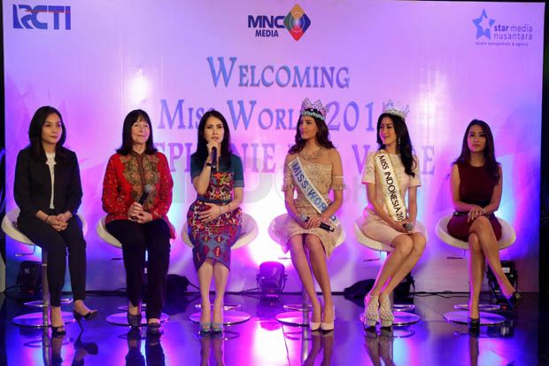 Miss World Stephanie Del Valle Diaz Beri Dukungan untuk Miss Indonesia 2017