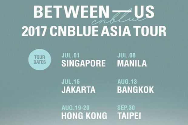CNBLUE Bakal Gelar Konser di Jakarta pada 15 Juli Mendatang