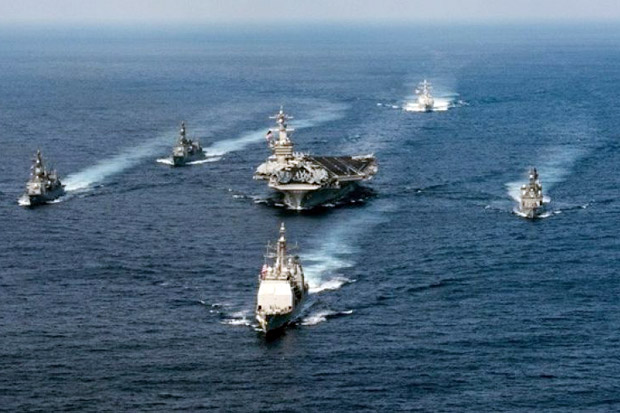 Jepang-AS Mulai Latihan Militer di Samudera Pasifik