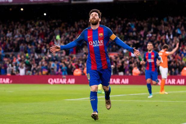Babak I Barcelona vs Osasuna: Messi Bikin Gol Brilian Lagi