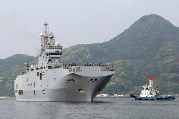 Unjuk Kekuatan, Kapal Angkut Amfibi Prancis Tiba di Jepang