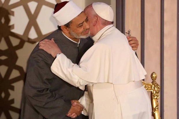 Pidato di Al-Azhar Mesir, Paus Fransiskus Ucapkan Assalamualaikum