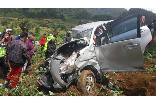 Kecelakaan Maut di Puncak Diduga Akibat Rem Bus Parawisata Blong