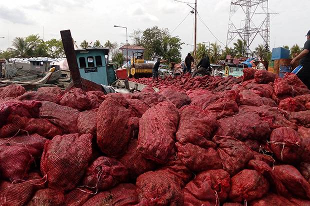Bea Cukai Ungkap Selundupan Bawang Merah Terbesar dari Malaysia