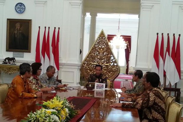 4 Pimpinan KPK Temui Jokowi di Istana