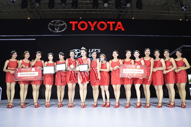 Toyota Kembali Raih Best Booth dan Gelar Miss Motor Show 2017