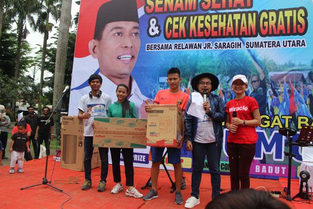 Relawan JR Saragih Adakan Even Kegiatan Sosial di Kota Medan