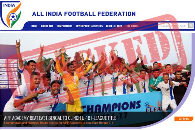 Situs Otoritas Sepak Bola India Diretas