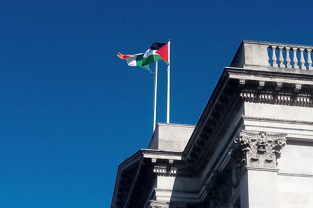 Tunjukkan Solidaritas, Kota Dublin Kibarkan Bendera Palestina