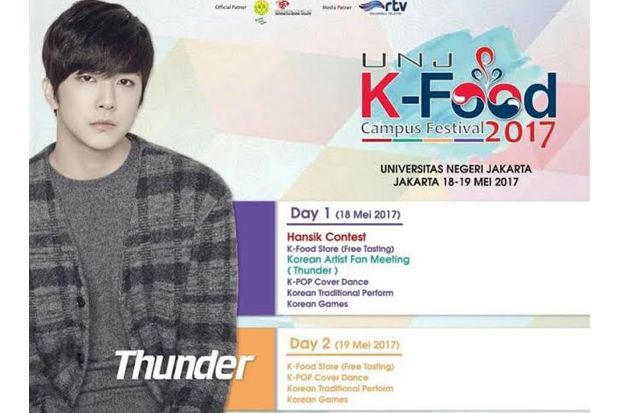Thunder Eks MBLAQ Gelar Mini Jumpa Fans 18 Mei di Jakarta