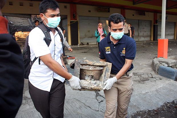 Kebakaran Pasar Songgolangit, Api Diduga Berasal dari Sebuah Warung