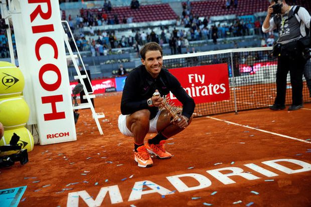 Rafael Nadal Naik Peringkat di Daftar Petenis Top Dunia