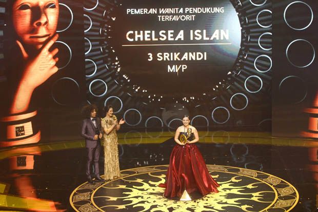 Chelsea Islan Menangi Kategori Pemeran Pendukung Wanita Terfavorit