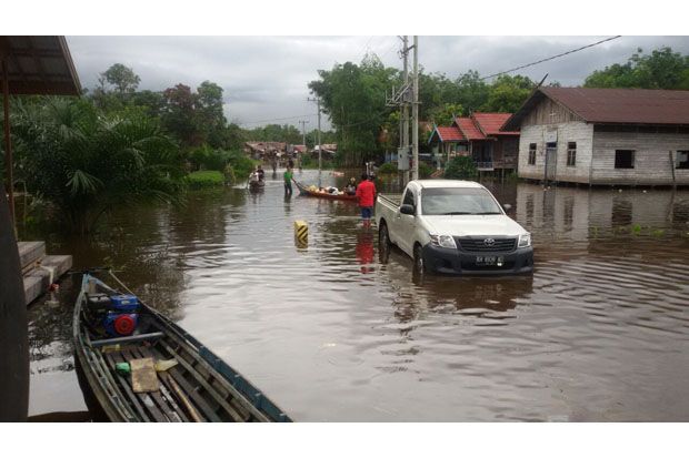 Banjir di Kotawaringin Barat Rendam Puluhan Rumah Hingga 1,5 Meter