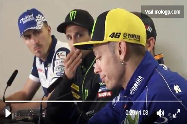 Jumpa Pers MotoGP Prancis 2017, Rossi: Kondisi Hayden Mengkhawatirkan