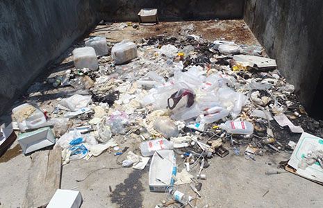 Polisi Usut Pembuangan Belasan Kilogram Sampah Medis