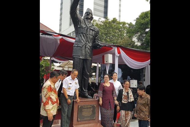 Resmikan Patung Bung Karno, Megawati Ingatkan Jati Diri Bangsa