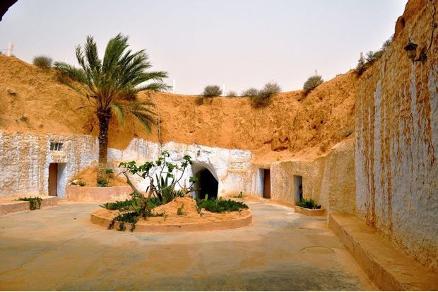 Nikmati Sensasi Rumah Bawah Tanah Matmat di Tunisia