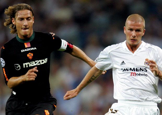 Beckham Nyaris Gabung AS Roma karena Francesco Totti