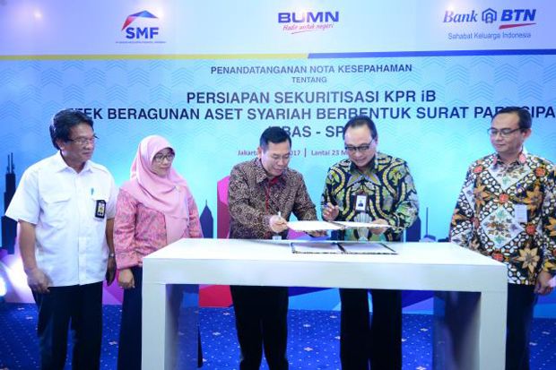 Kolaborasi BTN-SMF Terbitkan EBAS-SP KPR iB Pertama di Indonesia