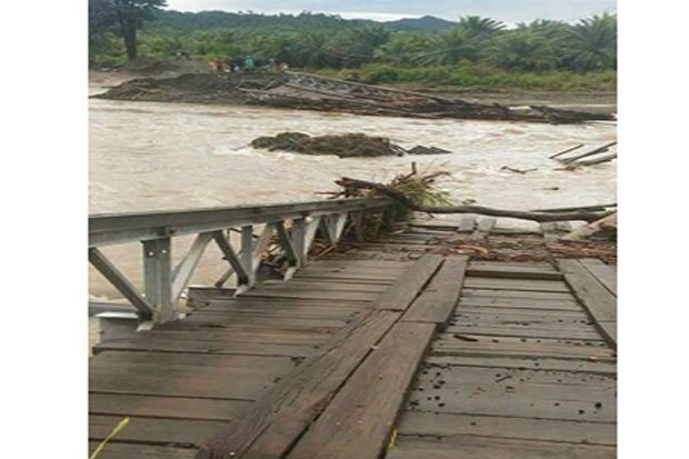 Banjir Bandang Terjang Morowali Utara 3 Jembatan Putus