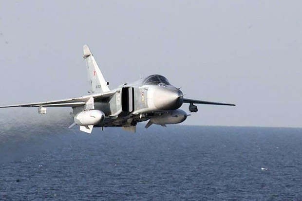Jet Tempur Rusia Serang Pasukan Pejuang Suriah