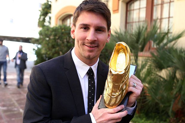 Sepatu Emas Eropa Milik Messi